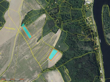 Pozemky 11 154m², Davle